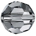Preciosa Beads Round Black Diamond - Bluestreak Crystals