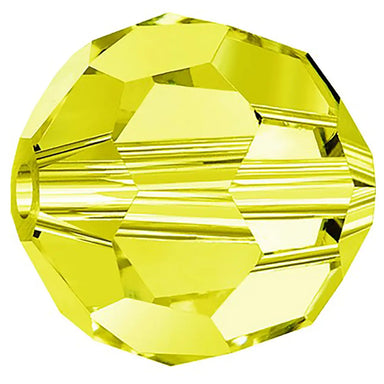 Preciosa Beads Round Citrine - Bluestreak Crystals