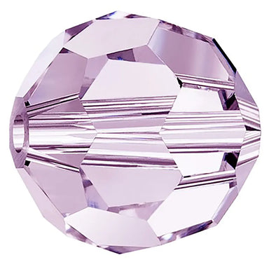 Preciosa Beads Round Light Amethyst - Bluestreak Crystals