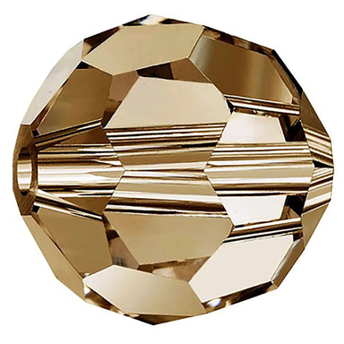Preciosa Beads Round Light Colorado Topaz - Bluestreak Crystals