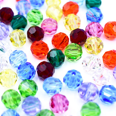 Preciosa Beads Round Mix Rainbow - Bluestreak Crystals