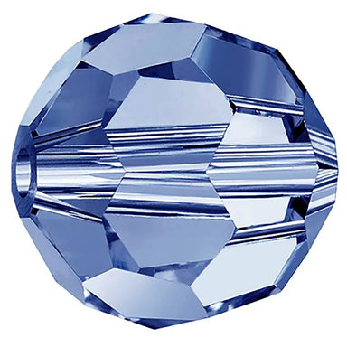 Preciosa Beads Round Sapphire - Bluestreak Crystals