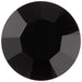 Preciosa Chatons Channel Round Stones Jet UNFOILED - Bluestreak Crystals