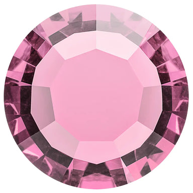 Preciosa Chatons Channel Round Stones Rose UNFOILED - Bluestreak Crystals