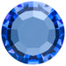 Preciosa Chatons Channel Round Stones Sapphire UNFOILED - Bluestreak Crystals