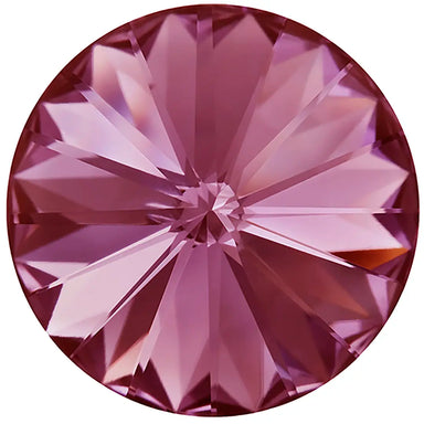 Preciosa Chatons Rivoli Round Stones Amethyst - Bluestreak Crystals