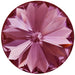 Preciosa Chatons Rivoli Round Stones Amethyst - Bluestreak Crystals