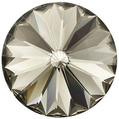 Preciosa Chatons Rivoli Round Stones Black Diamond - Bluestreak Crystals