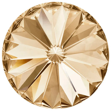 Preciosa Chatons Rivoli Round Stones Light Colorado Topaz - Bluestreak Crystals