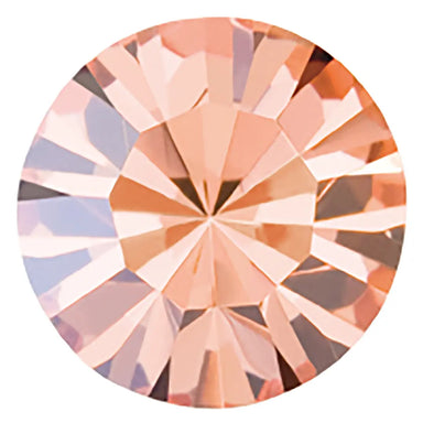 Preciosa Chatons Round Stones Crystal Apricot - Bluestreak Crystals