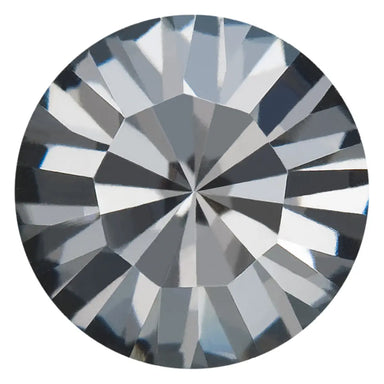 Preciosa Chatons Round Stones Crystal Nightfall - Bluestreak Crystals