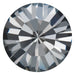 Preciosa Chatons Round Stones Crystal Nightfall - Bluestreak Crystals