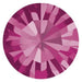 Preciosa Chatons Round Stones Fuchsia - Bluestreak Crystals