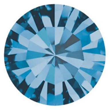 Preciosa Chatons Round Stones Indicolite - Bluestreak Crystals