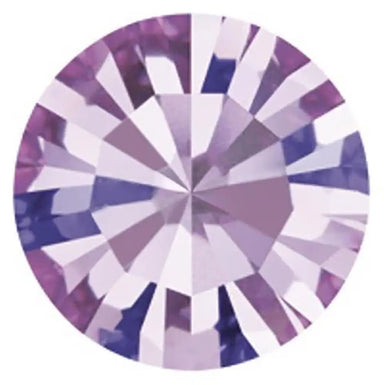 Preciosa Chatons Round Stones Light Amethyst - Bluestreak Crystals