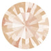 Preciosa Chatons Round Stones Light Peach - Bluestreak Crystals