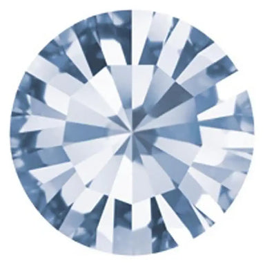 Preciosa Chatons Round Stones Light Sapphire - Bluestreak Crystals