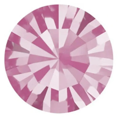 Preciosa Chatons Round Stones Rose - Bluestreak Crystals