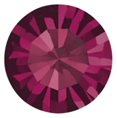 Preciosa Chatons Round Stones Ruby - Bluestreak Crystals