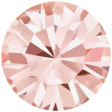 Preciosa Chatons Round Stones Vintage Rose - Bluestreak Crystals