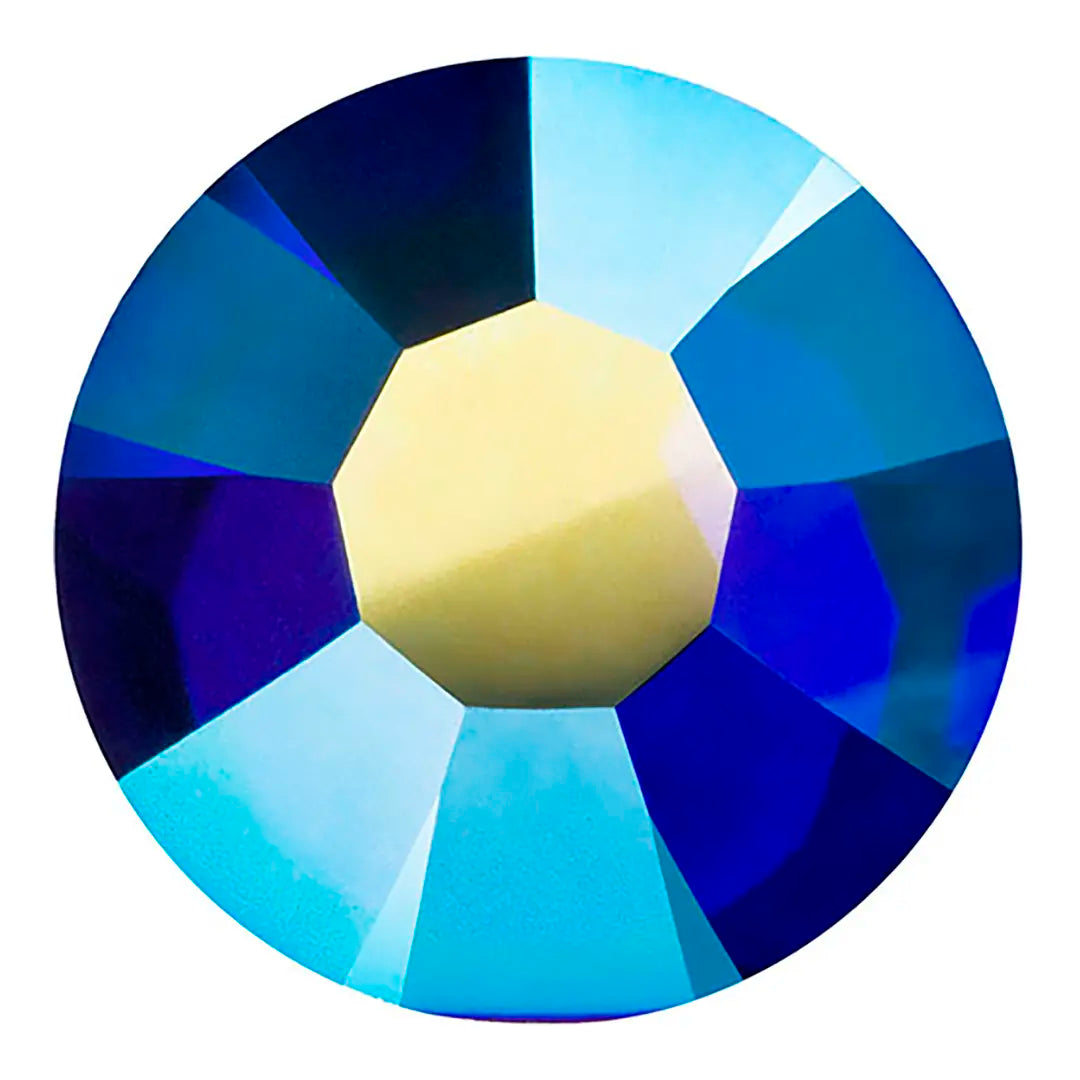 Preciosa Colour Sample Service - Flatback Crystals AB Colours - Bluestreak Crystals