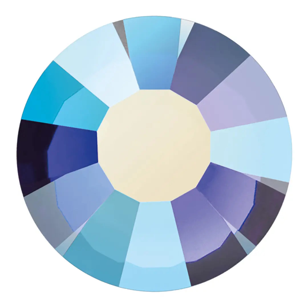 Preciosa Colour Sample Service - Flatback Crystals AB Colours - Bluestreak Crystals