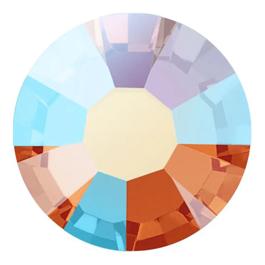 Preciosa Colour Sample Service - Flatback Crystals AB Colours - Bluestreak Crystals