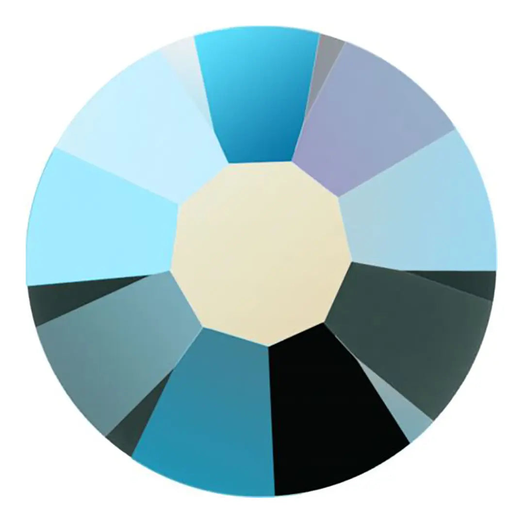 Preciosa Colour Sample Service - Flatback Crystals AB Colours - Bluestreak Crystals