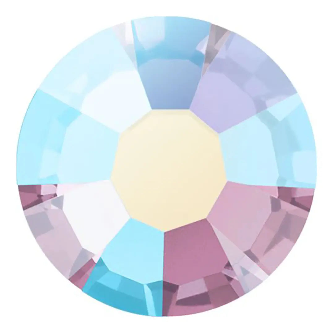 Preciosa Colour Sample Service - Flatback Crystals AB Colours - Bluestreak Crystals