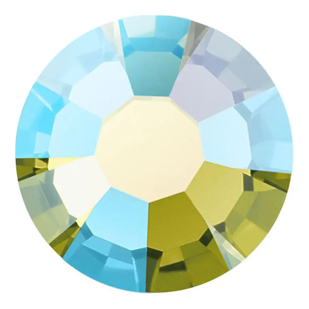 Preciosa Colour Sample Service - Flatback Crystals AB Colours - Bluestreak Crystals