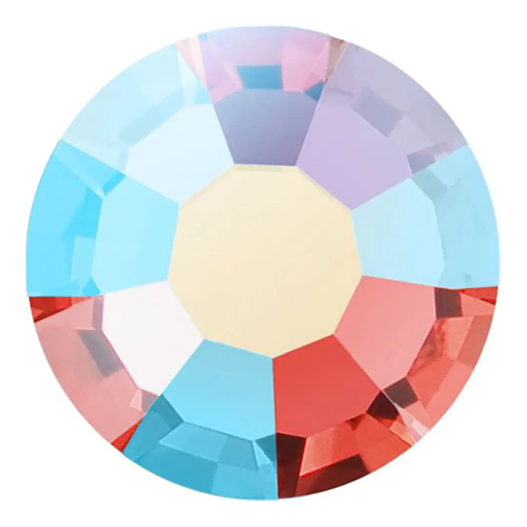 Preciosa Colour Sample Service - Flatback Crystals AB Colours - Bluestreak Crystals