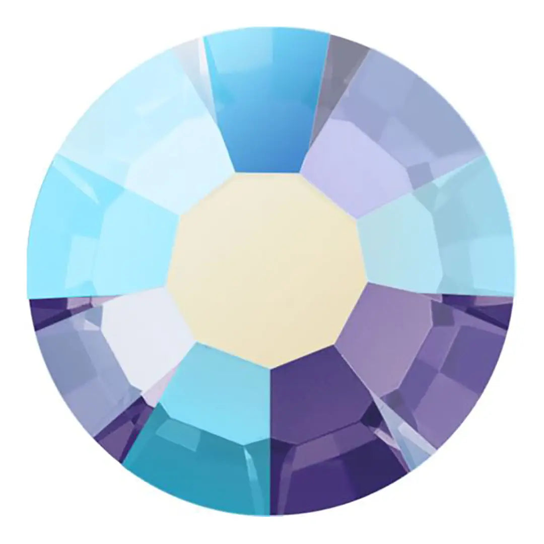 Preciosa Colour Sample Service - Flatback Crystals AB Colours - Bluestreak Crystals