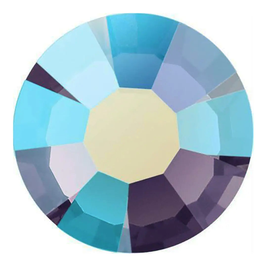 Preciosa Colour Sample Service - Flatback Crystals AB Colours - Bluestreak Crystals