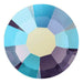 Preciosa Colour Sample Service - Flatback Crystals AB Colours - Bluestreak Crystals