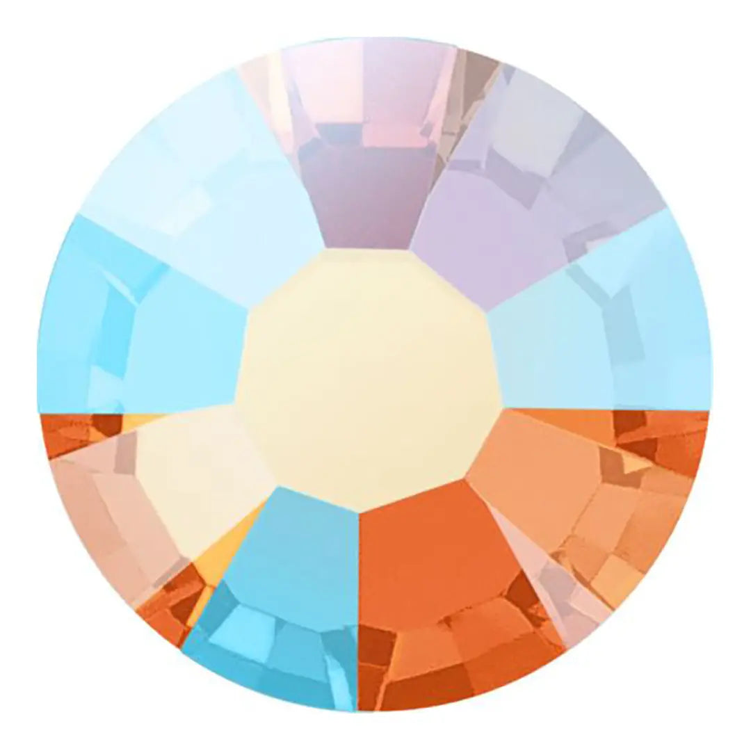 Preciosa Colour Sample Service - Flatback Crystals AB Colours - Bluestreak Crystals