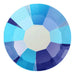 Preciosa Colour Sample Service - Flatback Crystals AB Colours - Bluestreak Crystals