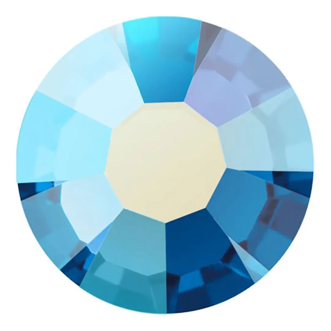 Preciosa Colour Sample Service - Flatback Crystals AB Colours - Bluestreak Crystals