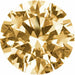 Preciosa Cubic Zirconia Alpha Round Brilliant Cut Champagne - Bluestreak Crystals