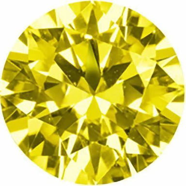 Preciosa Cubic Zirconia Alpha Round Brilliant Cut Gold - Bluestreak Crystals