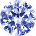 Preciosa Cubic Zirconia Alpha Round Brilliant Cut Lavender - Bluestreak Crystals
