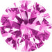 Preciosa Cubic Zirconia Alpha Round Brilliant Cut Pink - Bluestreak Crystals