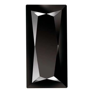 Preciosa Cubic Zirconia Baguette Princess Cut Black - Bluestreak Crystals