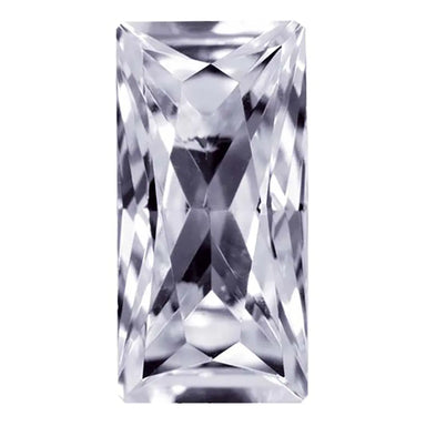 Preciosa Cubic Zirconia Baguette Princess Cut Lavender - Bluestreak Crystals