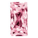 Preciosa Cubic Zirconia Baguette Princess Cut Pink - Bluestreak Crystals