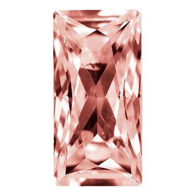 Preciosa Cubic Zirconia Baguette Princess Cut Rhodolite - Bluestreak Crystals