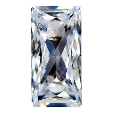 Preciosa Cubic Zirconia Baguette Princess Cut White - Bluestreak Crystals
