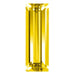 Preciosa Cubic Zirconia Baguette Step Cut Gold - Bluestreak Crystals