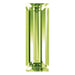 Preciosa Cubic Zirconia Baguette Step Cut Peridot - Bluestreak Crystals