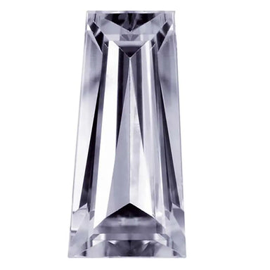 Preciosa Cubic Zirconia Baguette Tapered Cut Lavender - Bluestreak Crystals