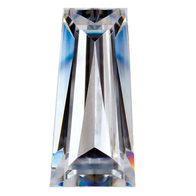 Preciosa Cubic Zirconia Baguette Tapered Cut White - Bluestreak Crystals